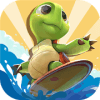 Surfing Turtle*