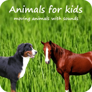 Animals for kids with horses