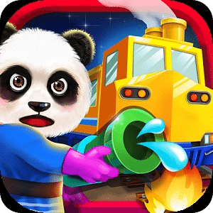 Train Fire: Super Panda Rescue