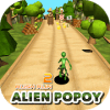 Green alien rush run 2