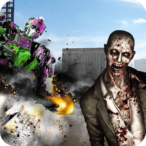 Robot Zombie Shooting : Transform Fighting War