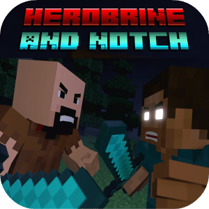 Mod Herobrine ws Notch for MCPE