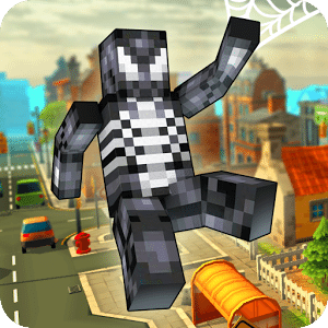 Pixel Spider Hero 3D