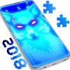 Neon Eyes Puzzle Game