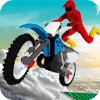Superhero Bike Tricky Stunt Racing Game