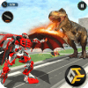 Wild Dinosaur Robot Vs Flying Dragon: Dino Games