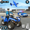 US Police ATV Quad Bike Plane Transport Game