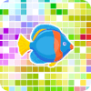 Coloring Fish Pixel Art, By Number