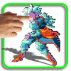 Pixel art dbz paint by number sandbox coloring