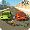 Chained Cars Traffic Racer Chain Break Stunt Game