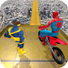 Superhero Furious Drive: Motorcycle Racing