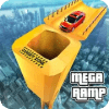 Vertical Mega Ramp Stunts Car Racing