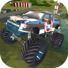 Super Heros Monster Truck Stunt Parking