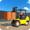 Forklift Games: Rear Wheels Forklift Driving
