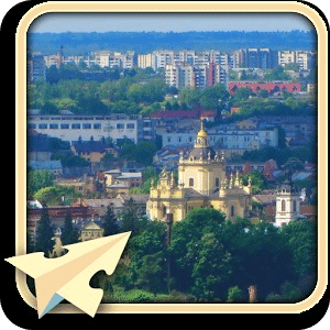 Stick-Puzzle Lviv aerial view