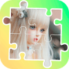 Tile puzzle - beautiful dolls