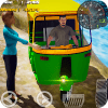 Hill Climb Tuk Tuk Taxi Driver