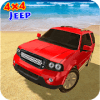 Jeep Drive Stunt Race : Water Surfer