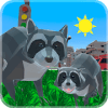 Raccoon Adventure City Simulator 3D