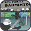 Stick figure badminton: Stickman 2 players y8