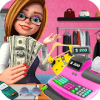 Shopping Mall Girl Cashier Game - Cash Register