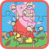 Pink Piggy Jigsaw Puzzle Games 2019