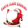 Santa Claus Running