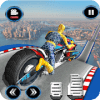 Moto Spider Vertical Ramp: Jump Bike Ramp Games