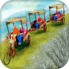 Offroad Long Cycle Rickshaw Driving Simulator 2018