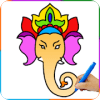 Lord Ganesha Paint, Ganesha Coloring Pictures