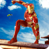 Flying Iron Superhero Man - City Rescue Mission