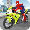 Superhero Stunts Bike Racing