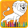 Cute animals coloring book