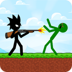 Stickman Zombie Shooter: Fight Platformer