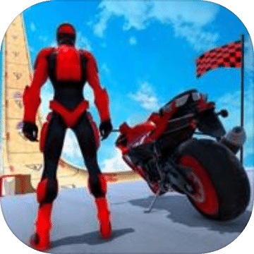 Superhero Bike Jumping Stunts