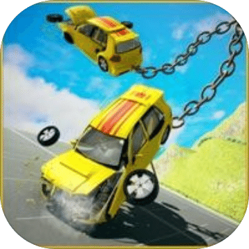 Chained Car Crash Beam Driving