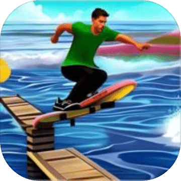 Beach Race Scooter Stunt Game
