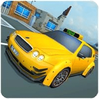 Blocky Taxi Drive Simulator 3D
