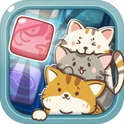 Block Match Cute Cat Blast